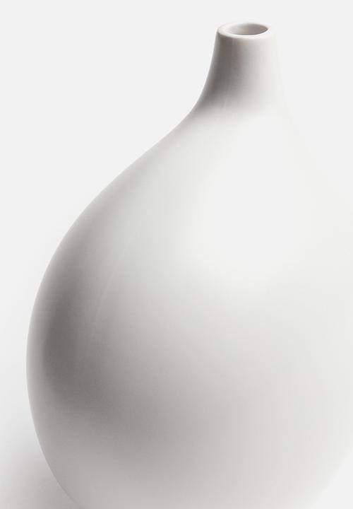 H&M - Large stoneware vase - white