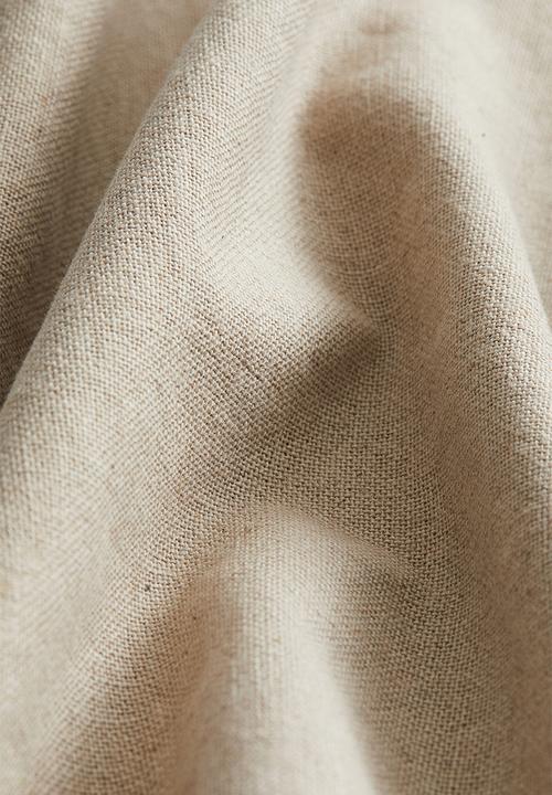 H&M - Linen-blend cushion cover - light beige 