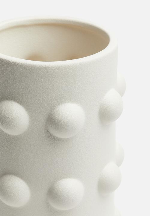H&M - Stoneware vase - white