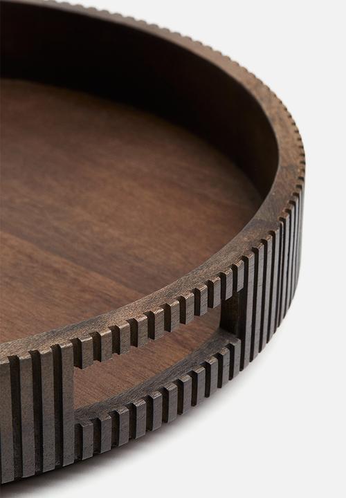 H&M - Wooden tray - dark brown