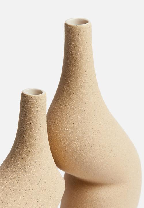 H&M - Large stoneware vase - beige