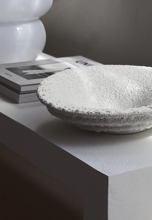 H&M - Large stoneware bowl - white