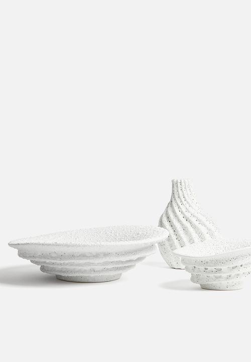 H&M - Large stoneware bowl - white