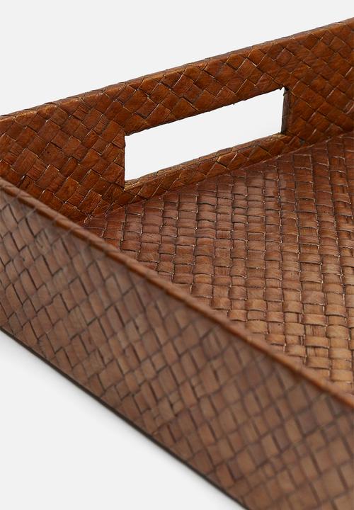 H&M - Braided tray - beige