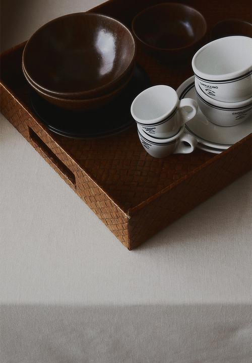 H&M - Braided tray - beige