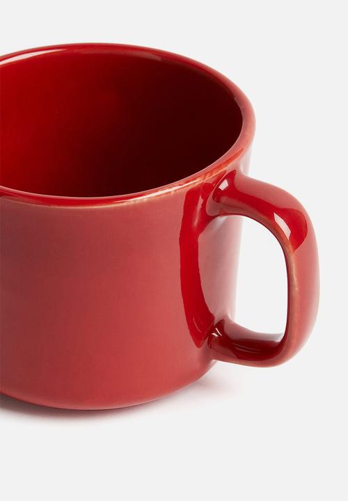 H&M - Reactive-glaze stoneware mug - red