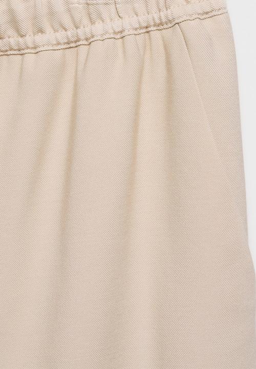 MANGO - Trousers Fluido - Light Beige