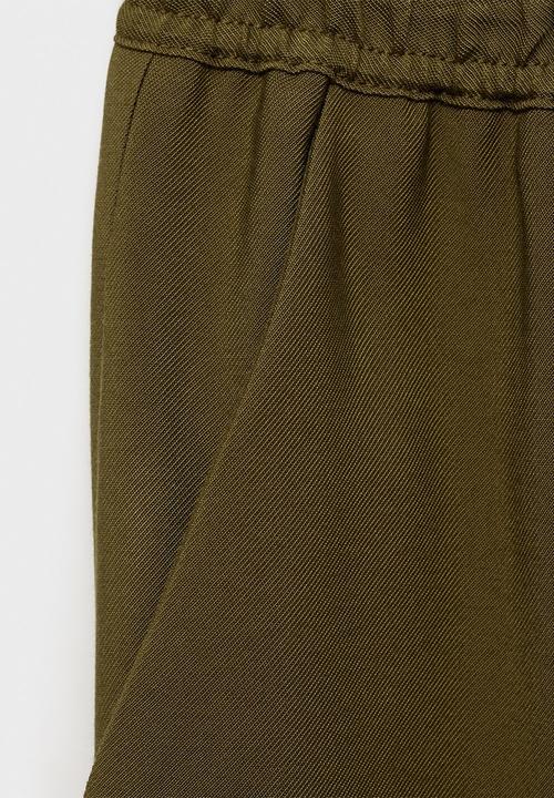 MANGO - Trousers Fluido - Khaki