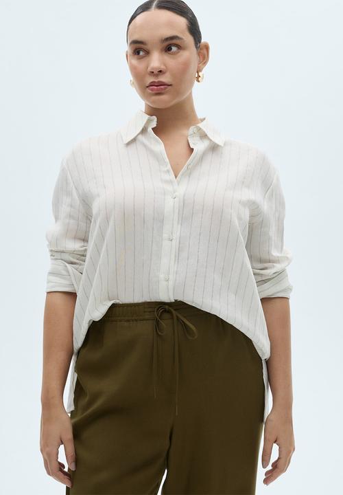 MANGO - Trousers Fluido - Khaki