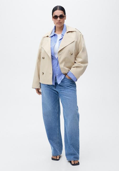 MANGO - Jacket Lipa - Light/Pastel Gray