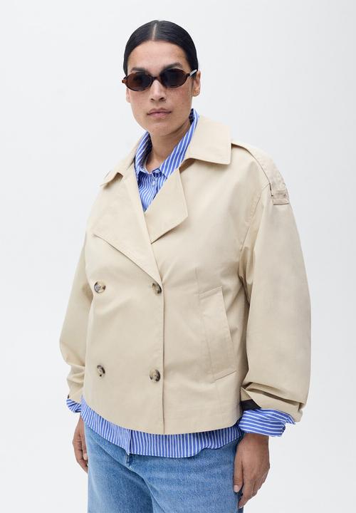 MANGO - Jacket Lipa - Light/Pastel Gray