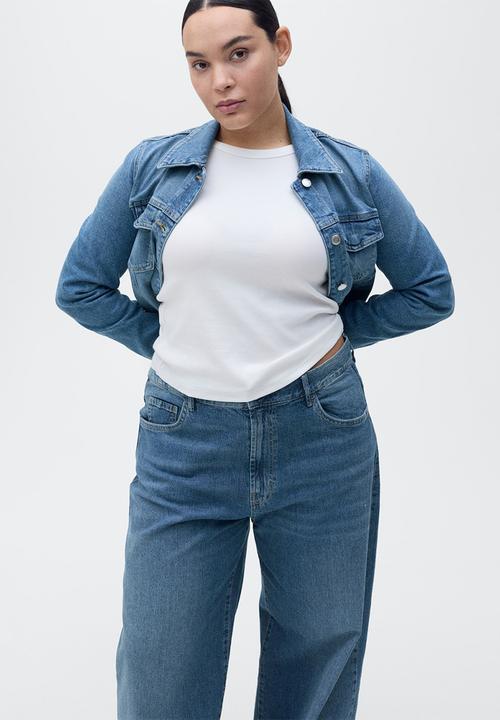 MANGO - Jeans Elise - Open Blue