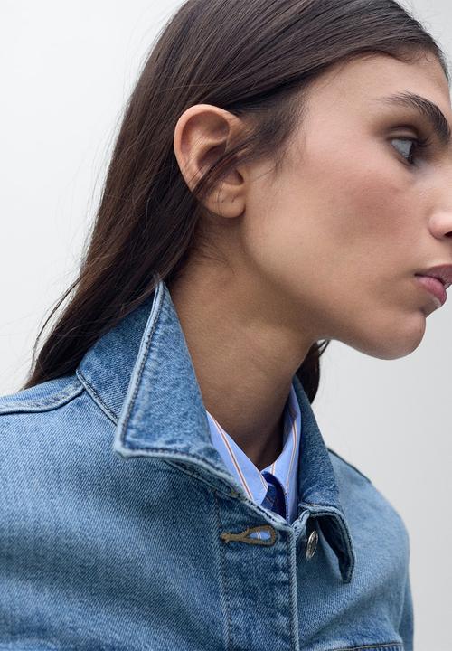 MANGO - Jacket Newvicky - Open Blue