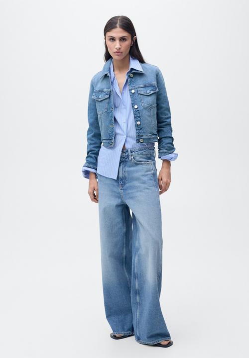 MANGO - Jacket Newvicky - Open Blue