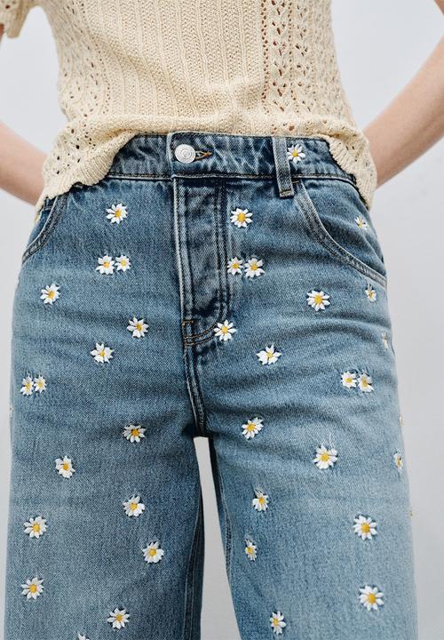 MANGO - Jeans Massy -  Open Blue