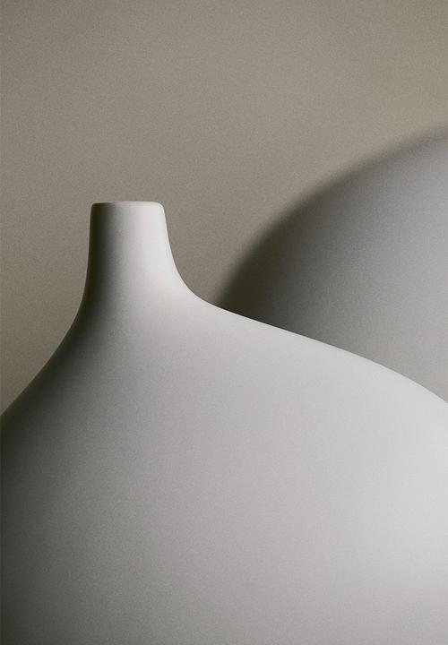 H&M - Stoneware vase - white