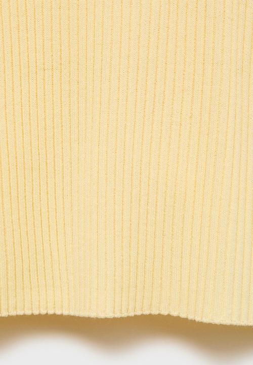 MANGO - Top Bugambi - Light/Pastel Yellow