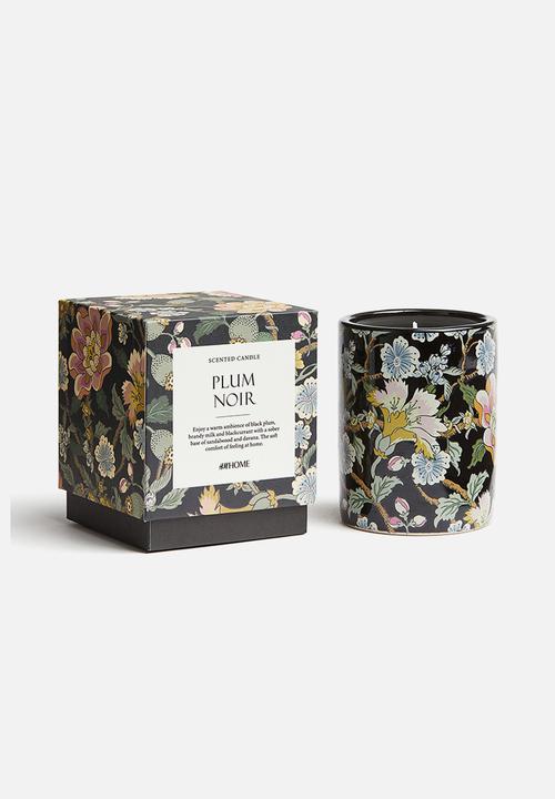 H&M - Scented candle in a ceramic holder - black plum noir