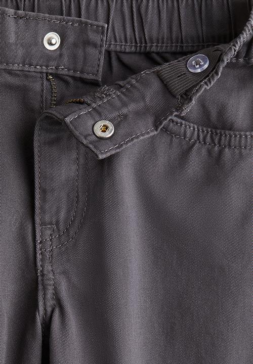 H&M - Loose fit twill trousers - dark grey
