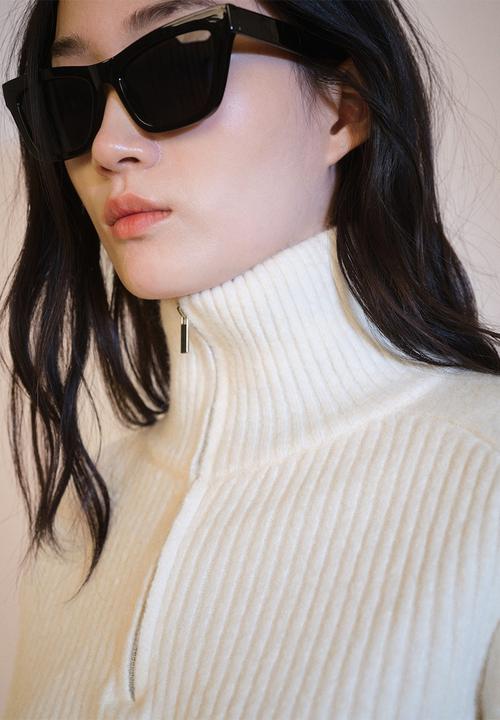 MANGO - Sweater Taldepor - White