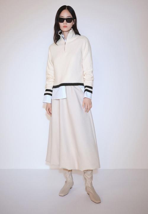 MANGO - Sweater Taldepor - White