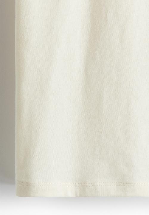 H&M - Printed t-shirt - light beige general motors