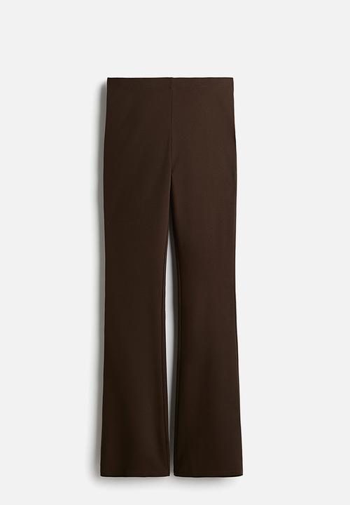 H&M - Flared leggings - dark brown