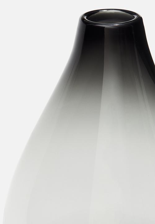 H&M - Teardrop vase - dark grey 