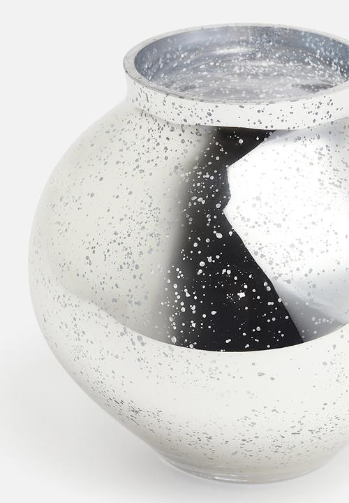H&M - Glass vase -  gold-coloured/silver-coloured