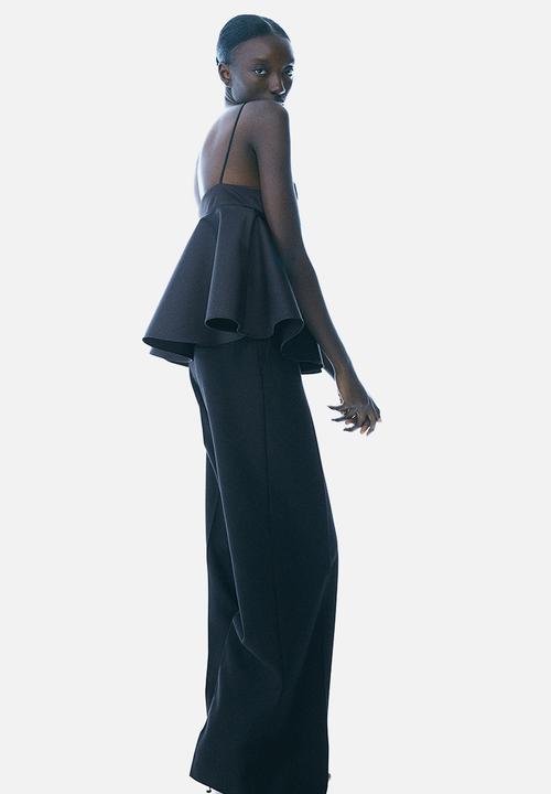 H&M - Satin top - black