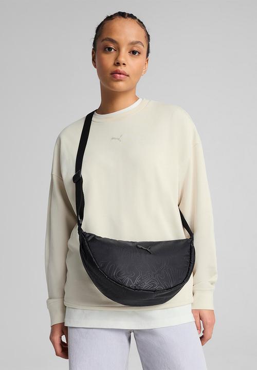PUMA - Pop half moon bag - black