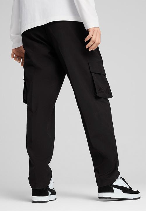 PUMA - ESS No. 1 Logo Woven Cargo Pants - Black 