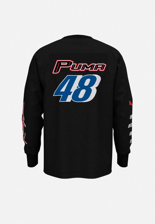 PUMA - GRAPHICS PUMA Moto Relaxed Long Sleeve Tee - PUMA Black