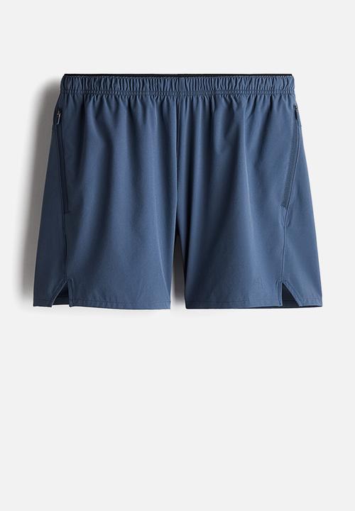 H&M - Mid-length running shorts with drymove™ - navy blue
