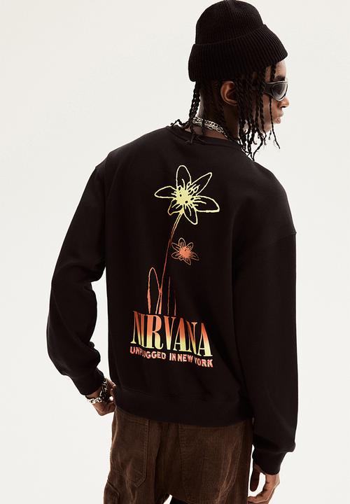 H&M - Loose fit sweatshirt - black nirvana