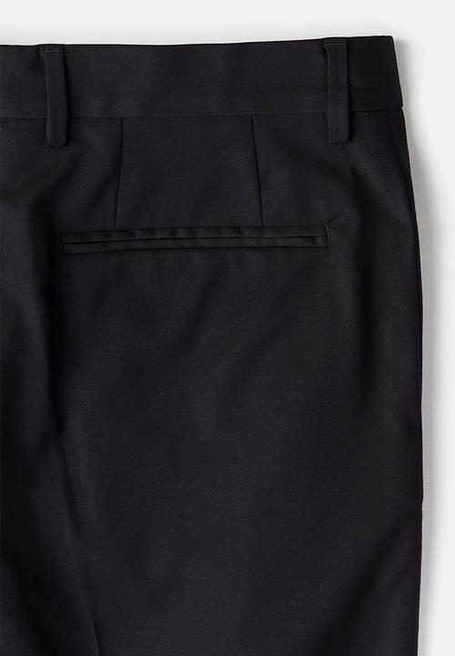 H&M - Slim fit suit trousers - black