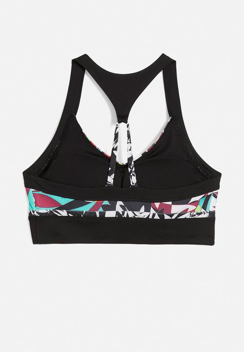 PUMA - Plus 4Keeps Tropical Aop Longline Bra - Puma Black-Aw-048280-0001