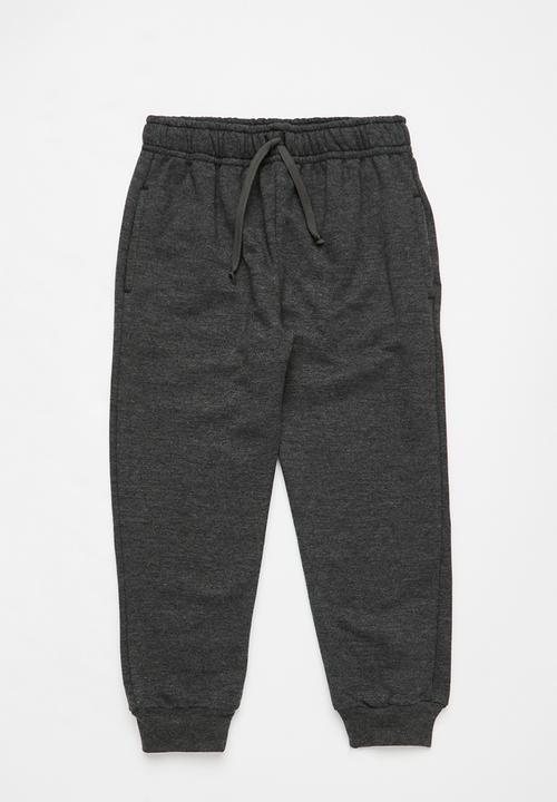 Pop Candy - 2 Pack joggers - maroon & charcoal