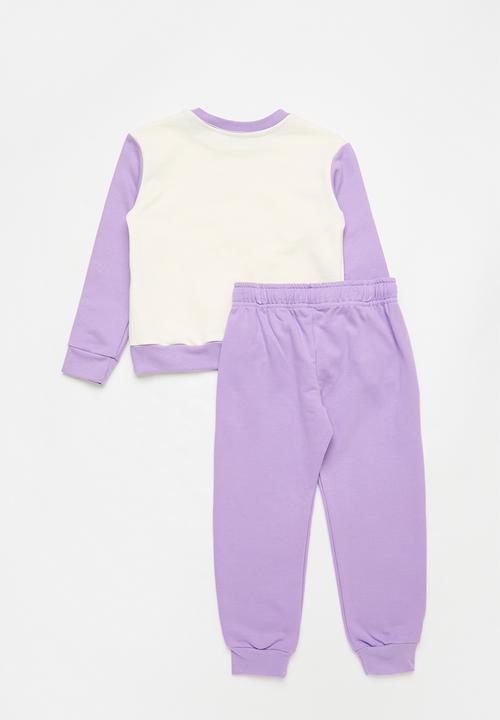 Pop Candy - Sweat set - lilac & white