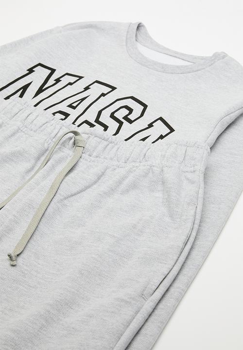 Pop Candy - Nasa tracksuit - grey/grey