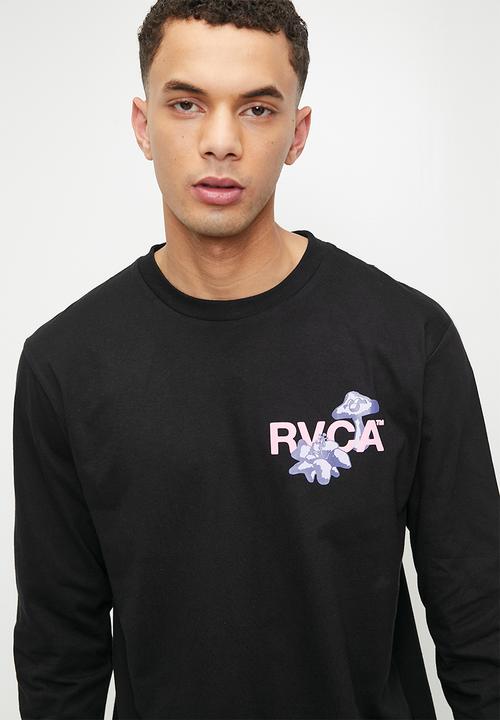 RVCA - Natural network long sleeve - black