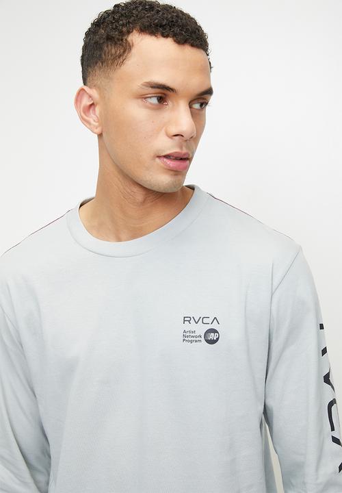 RVCA - Anp long sleeve red stitch - mirage