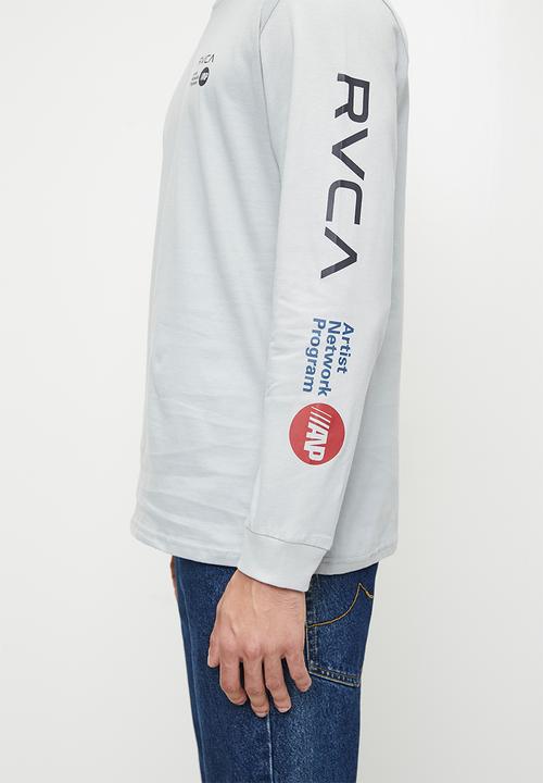 RVCA - Anp long sleeve red stitch - mirage