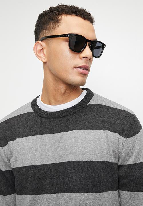Brave Soul - Knitwear - Dark Charcoal Marl