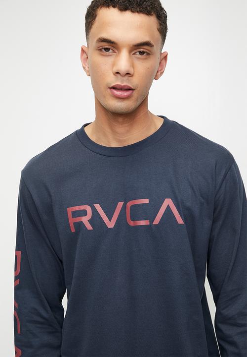RVCA - Big rvca long sleeve tee - moody blue