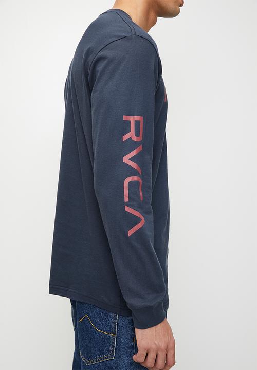 RVCA - Big rvca long sleeve tee - moody blue