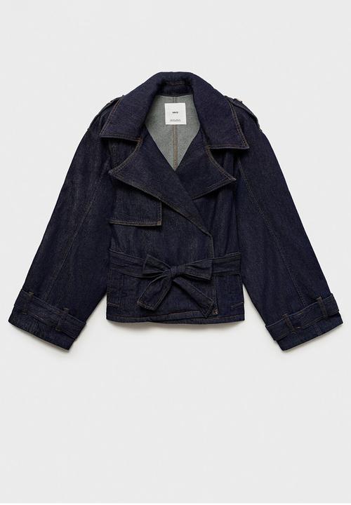 MANGO - Trenchcoat Mar - Open Blue