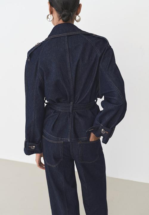 MANGO - Trenchcoat Mar - Open Blue