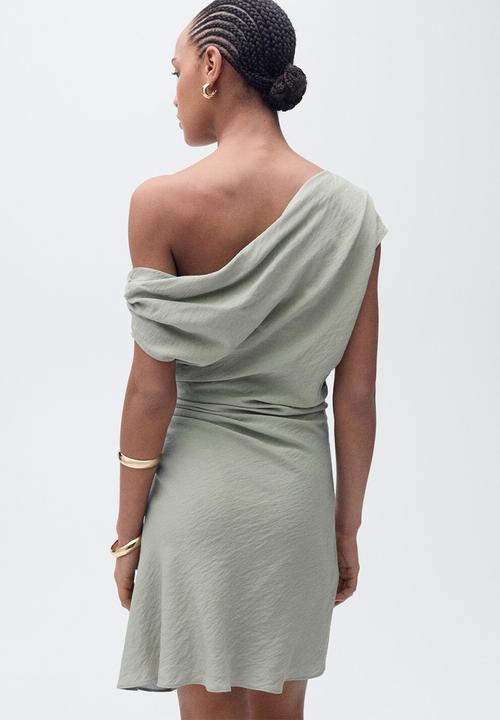 MANGO - Dress Leandra - Medium Blue
