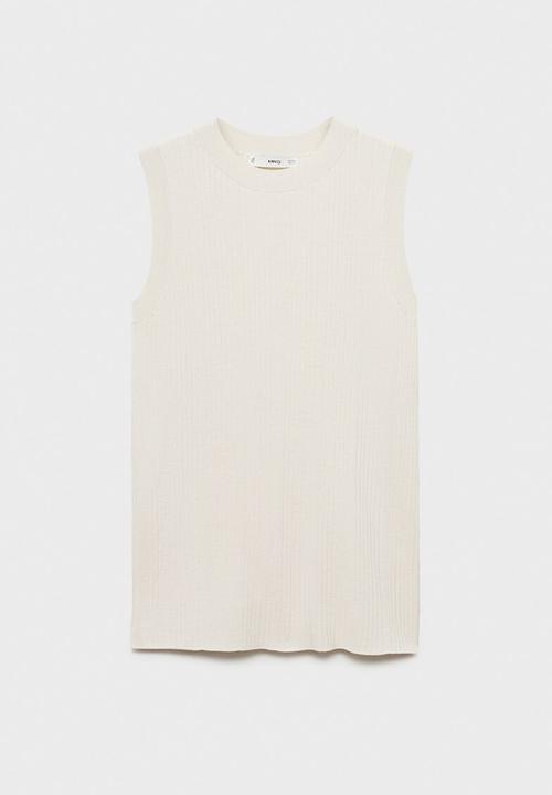 MANGO - Top Puigdi - Light Beige